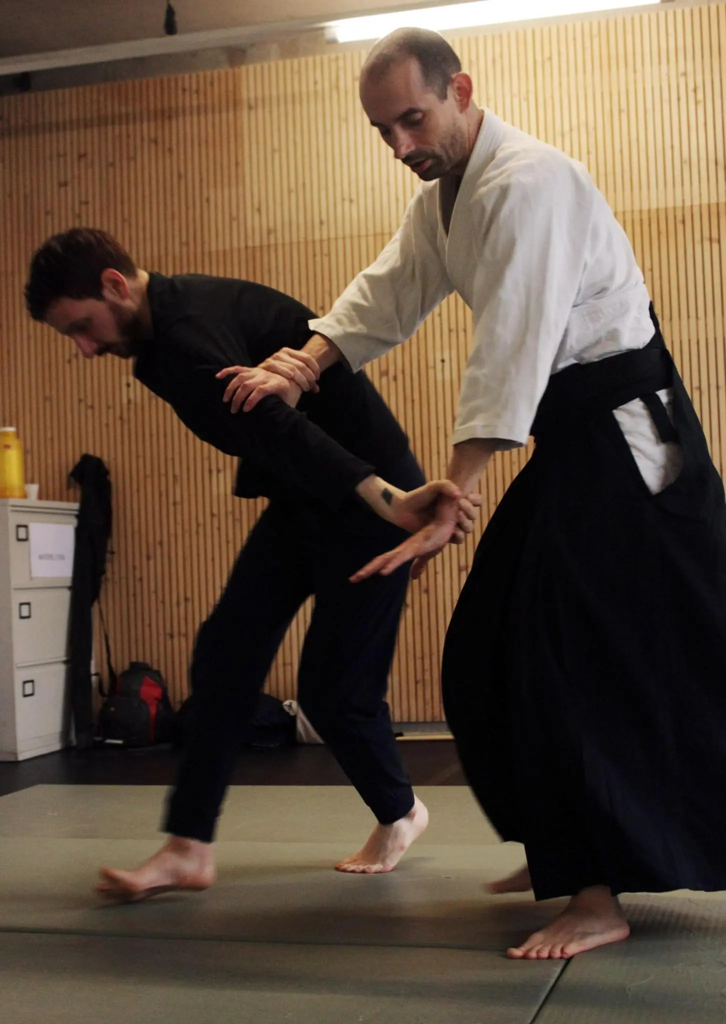Cours d’aïkido à Saint-Denis